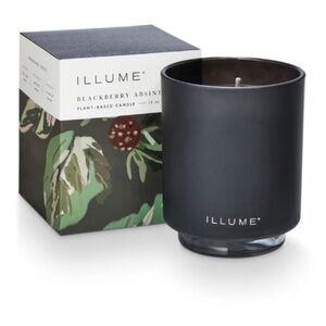 Illume Blackberry Absinthe Refillable Boxed Glass Candle 10 oz New